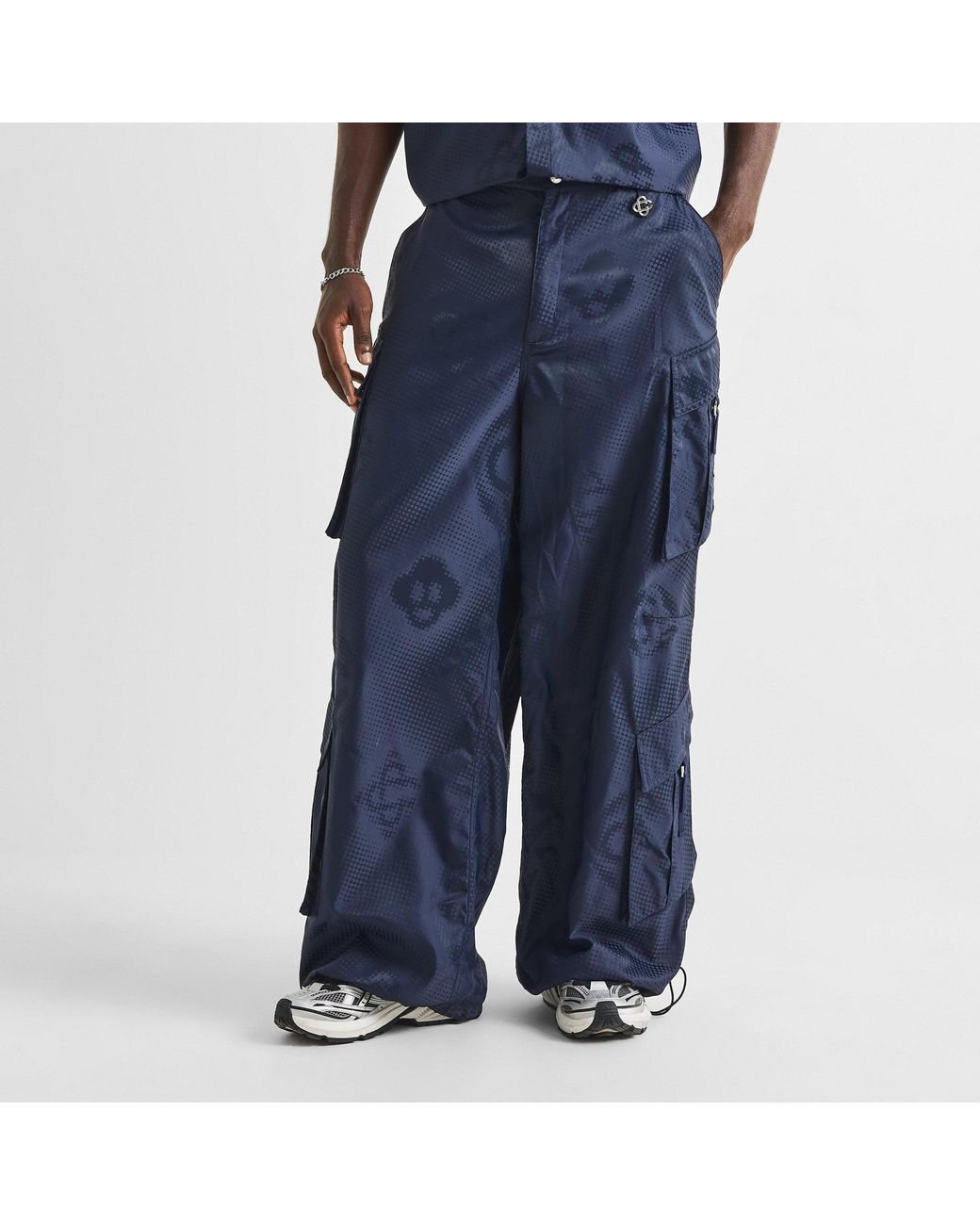 Casablanca Blue Cargo Pants for men