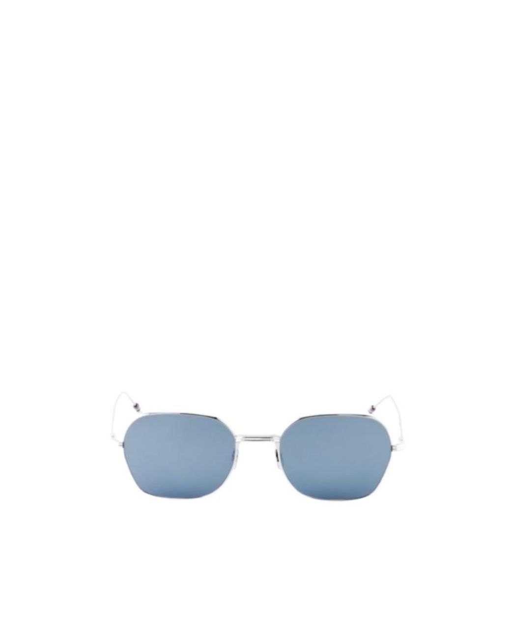 Thom Browne Blue Eyewear Rectangular Sunglasses