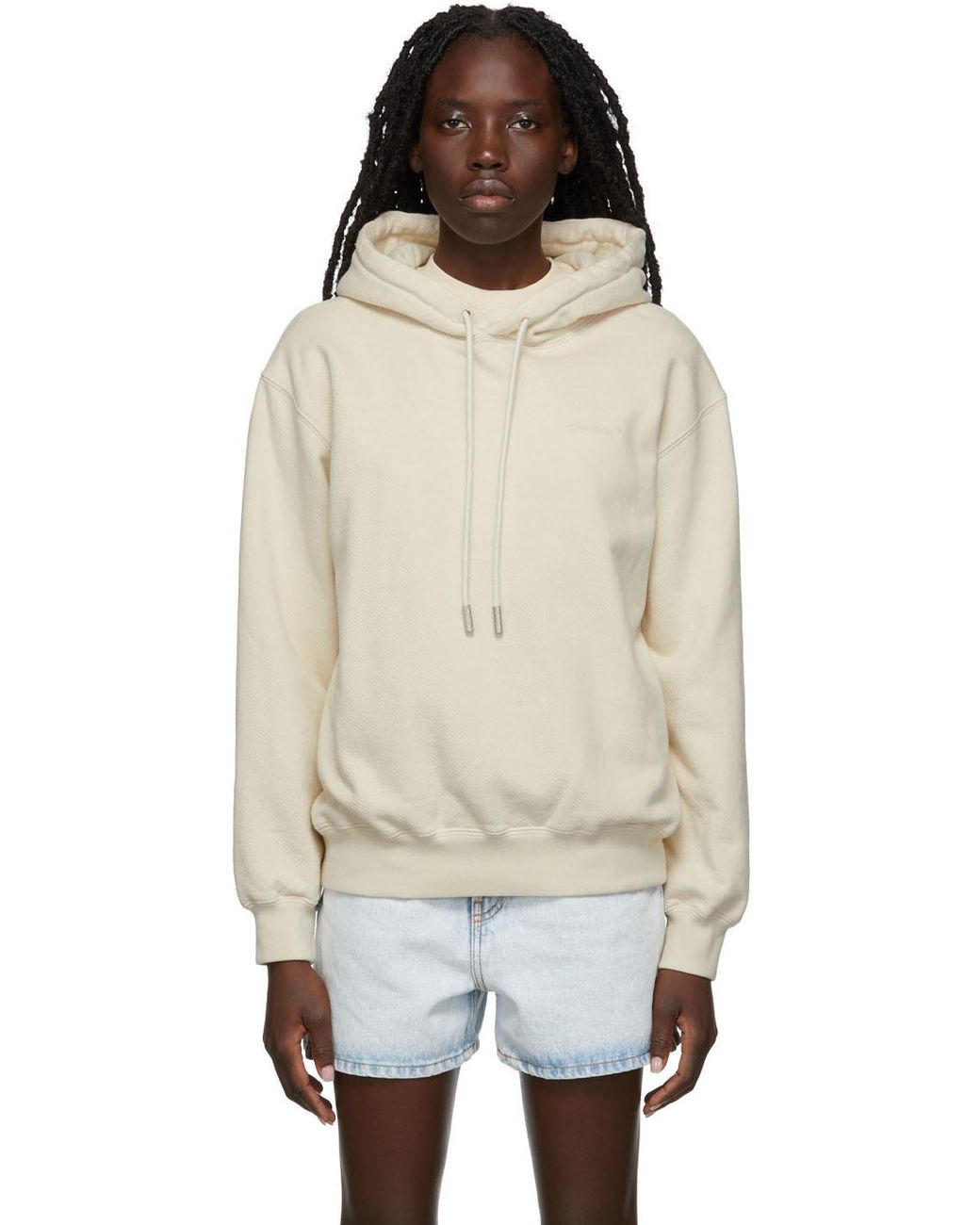 Off-White c/o Virgil Abloh White Diag-Print Hoodie