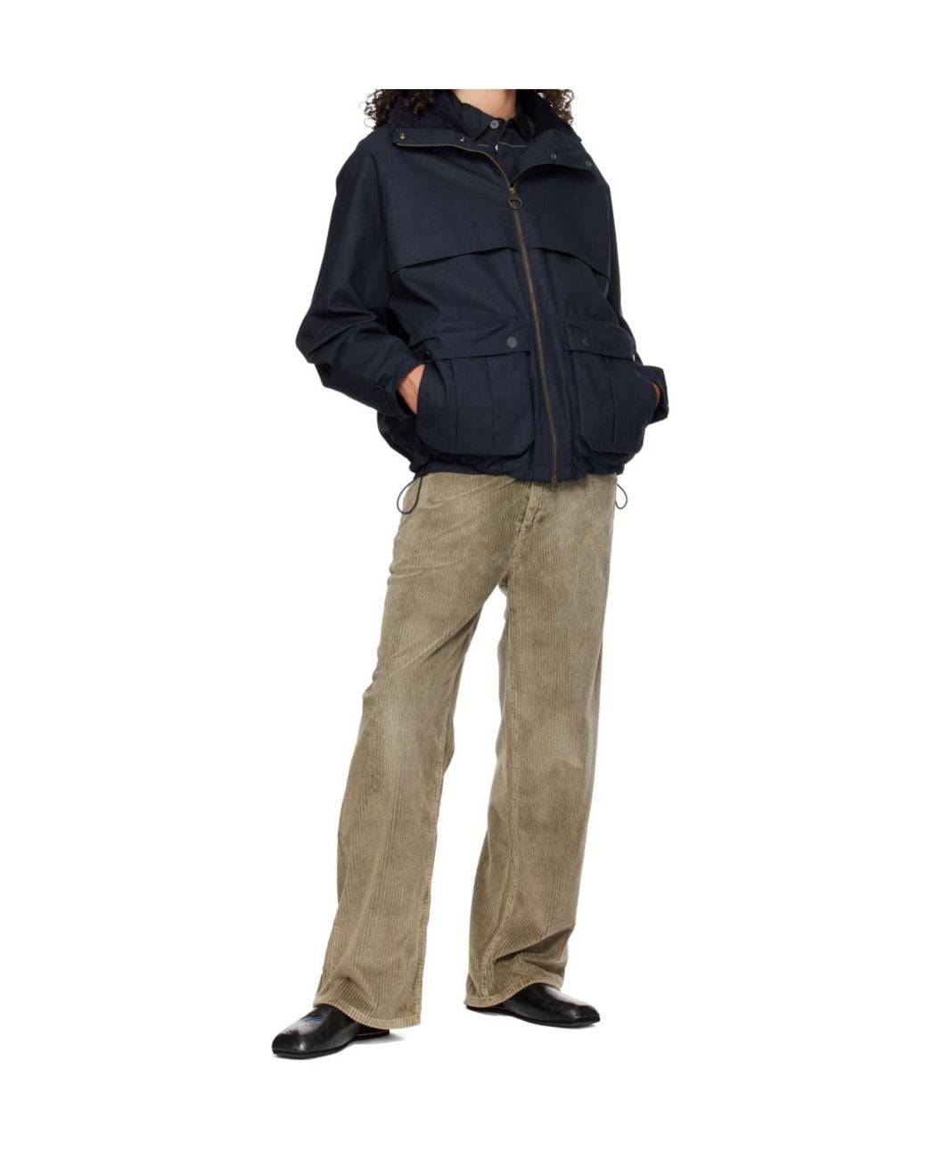 Barbour Blue Ursula Waterproof Raincoat for men