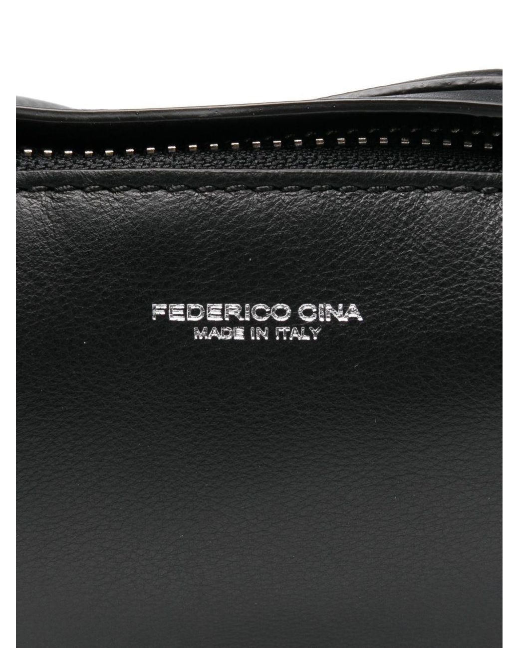 FEDERICO CINA Black Tortellino Shoulder Bag