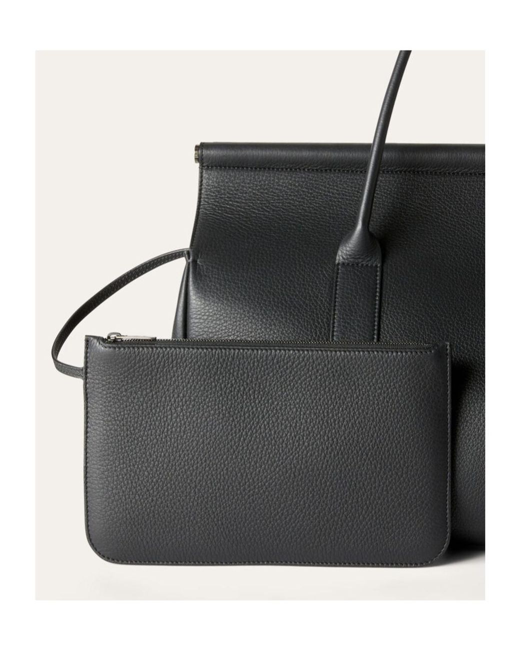 Loro Piana Black Loom Weekender Bag L42 for men