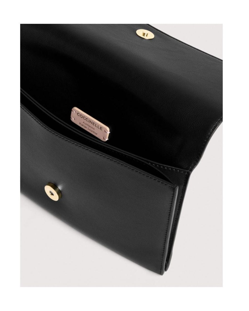 Coccinelle Black Mini C-Me Light Logo-Plaque Cross Body Bag