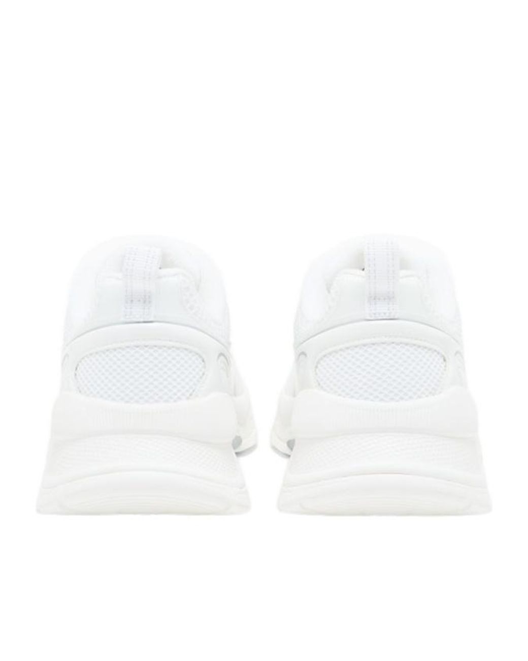 EA7 White Predator Logo-Detail Sneakers