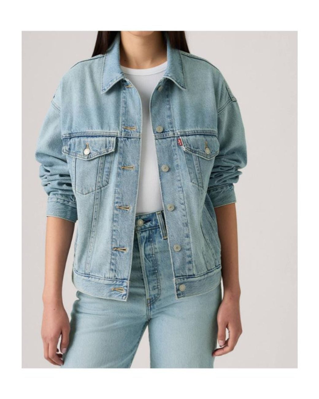 Levi's Blue 90S Trucker Relaxed Denim Jacket