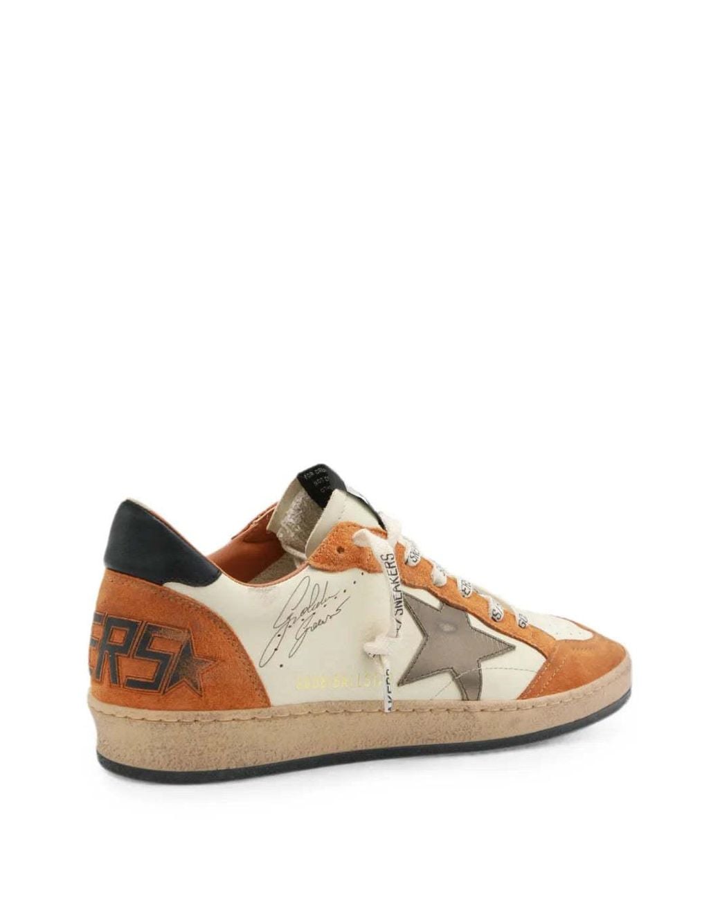 Golden Goose Deluxe Brand Brown Ballstar Low-Top Sneakers for men