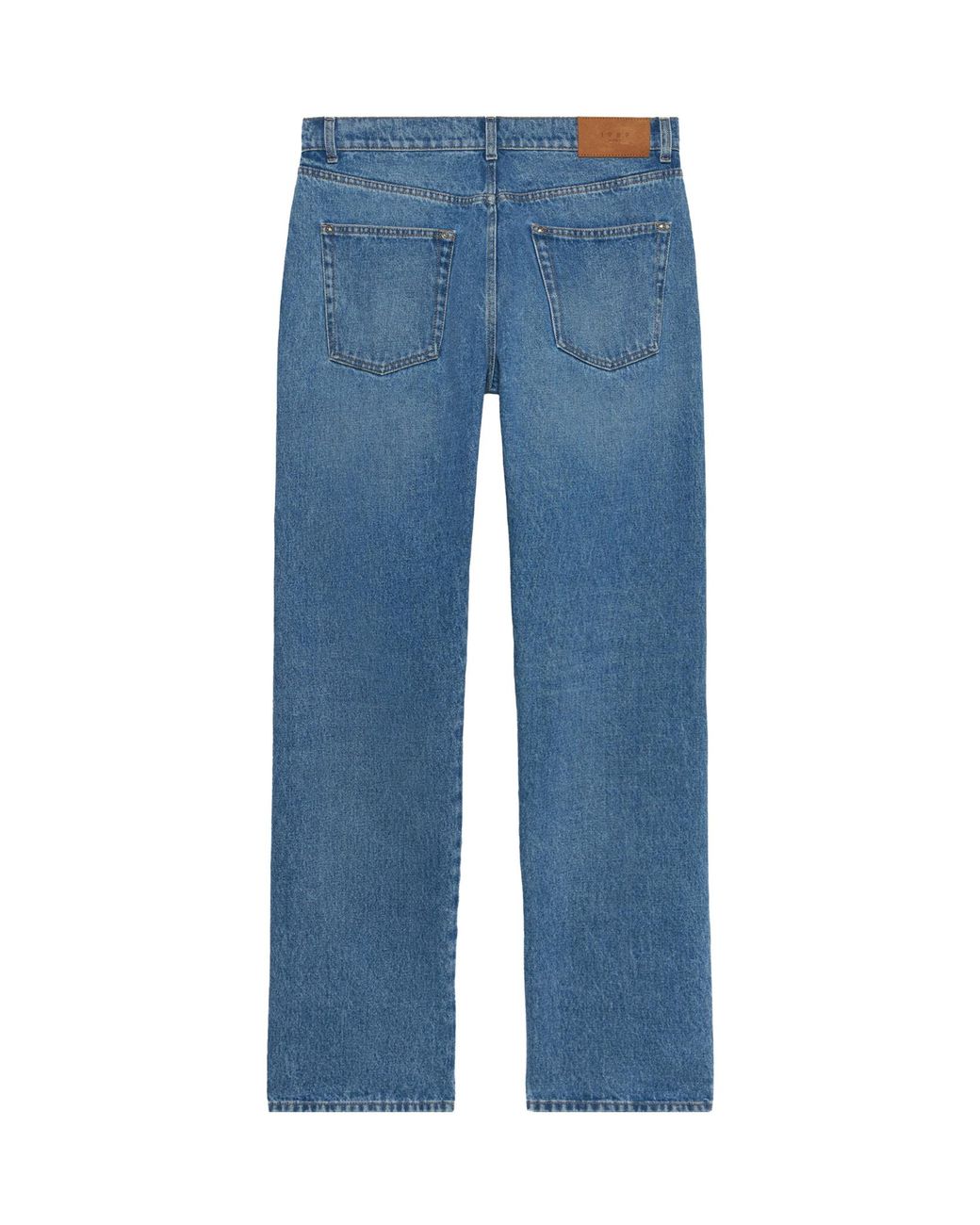 1989 STUDIO Blue Distressed Straight-Leg Jeans for men
