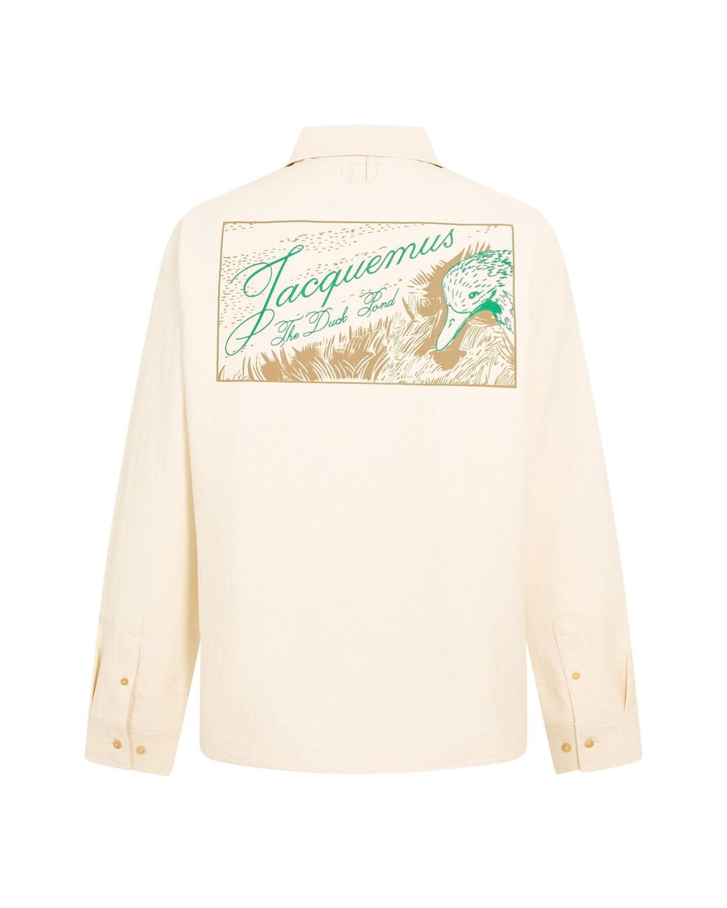 Jacquemus Natural Jacquard Rosemary Overshirt for men