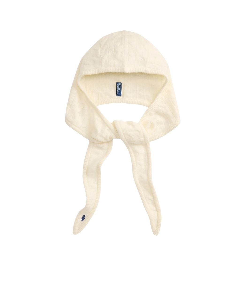 Polo Ralph Lauren Natural Cable-Knit Pony Snood