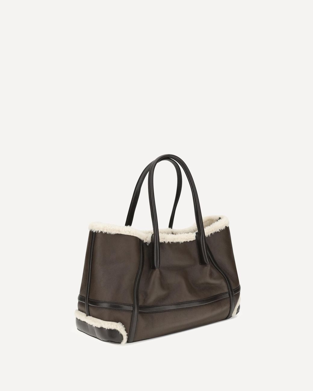 Bottega Veneta Black Double Handle Shoulder Bag