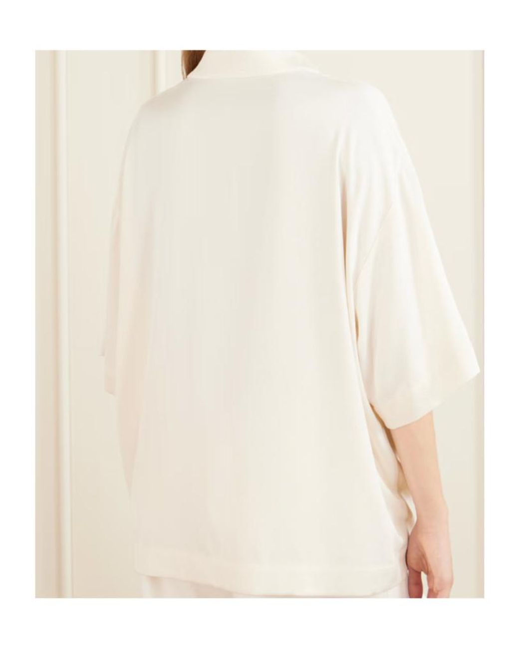 Frankie Shop White Short-Sleeved Polo Shirt