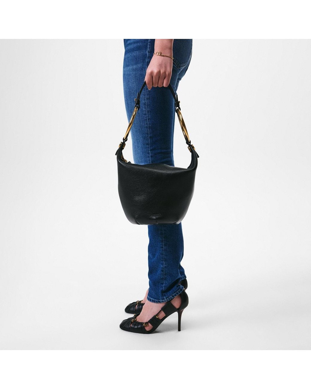Chloé Black Single Shoulder Crossbody Bag