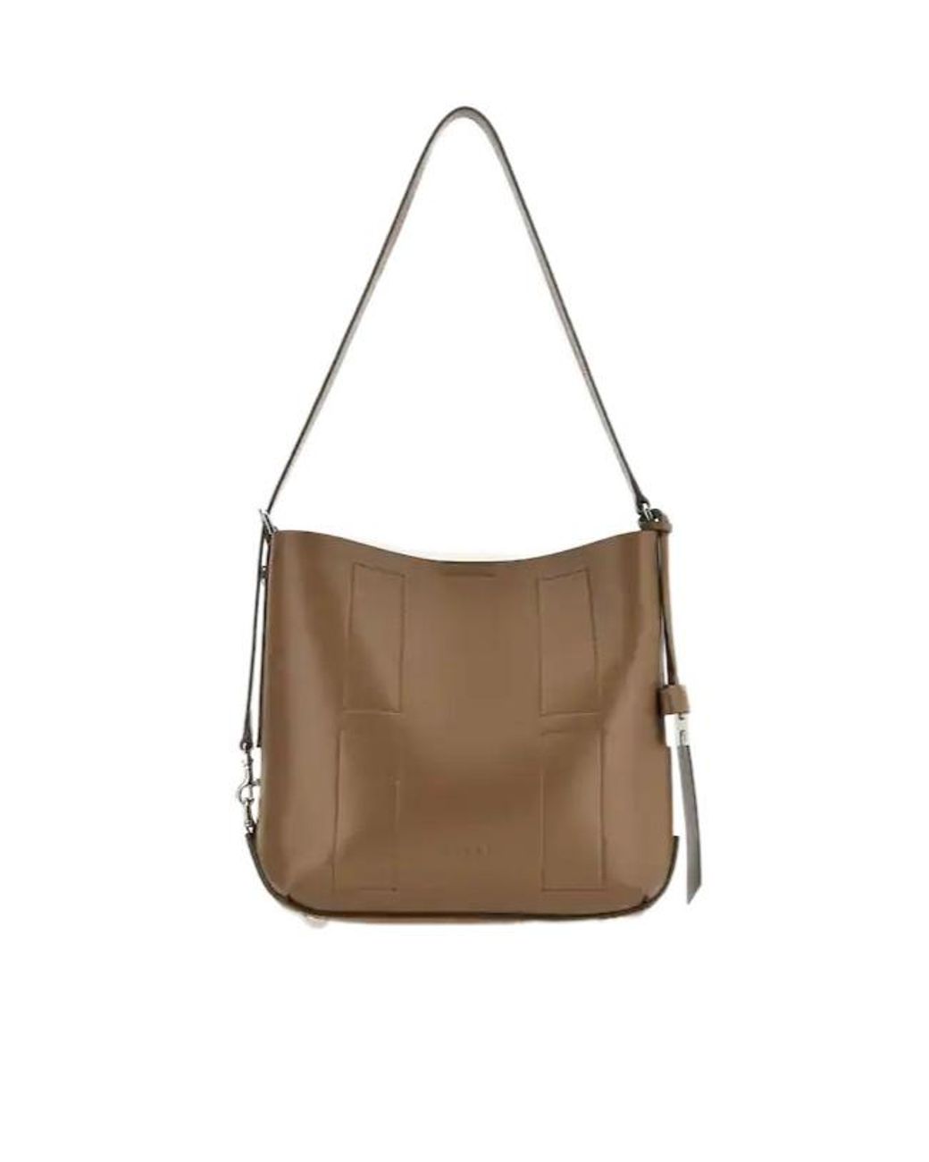 Hogan Brown Small Hocket Hobo Bag