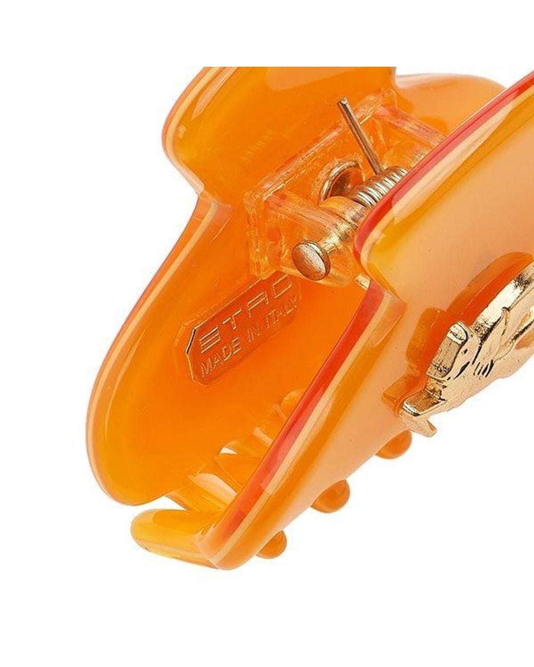 Etro Orange Logo Hairpin