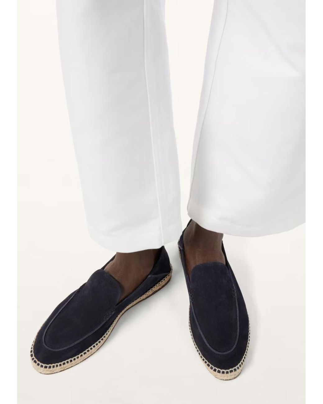 Loro Piana Blue Seaside Walk Espadrille for men