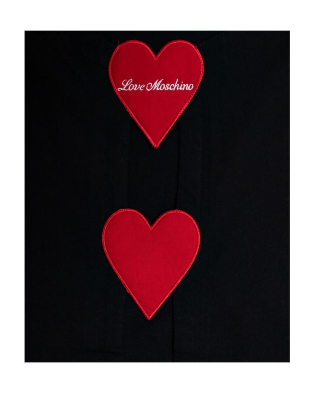 Moschino Black Round-Necked T-Shirt