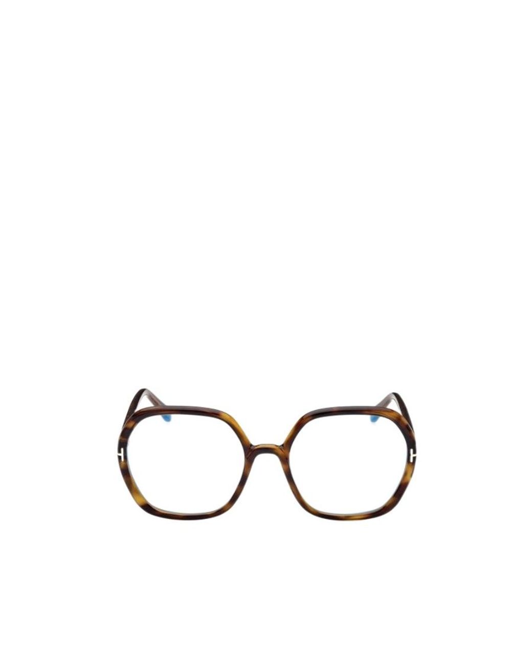 Tom Ford White Logo Plain Glasses