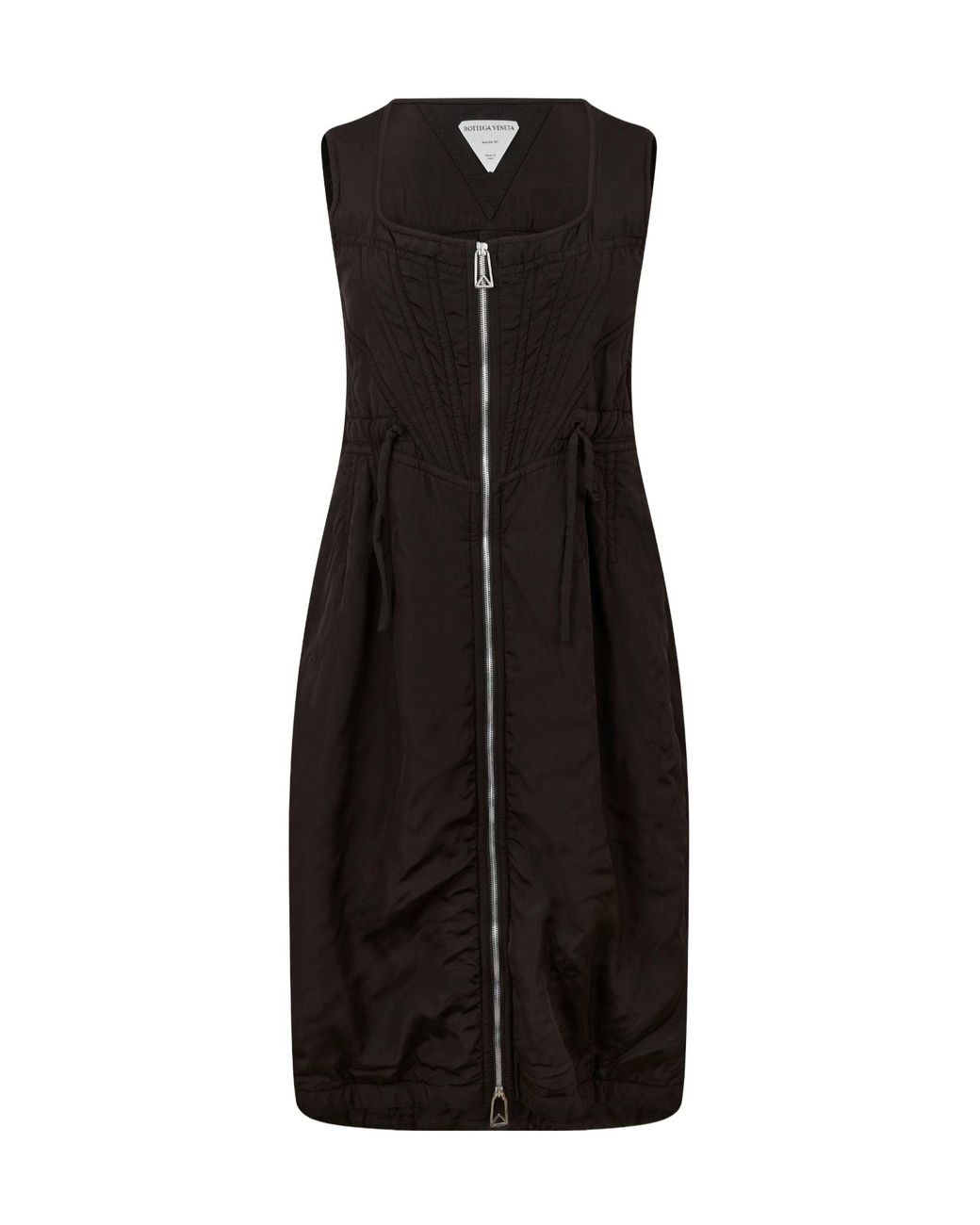 Bottega Veneta Black Simple Tea Break Dress