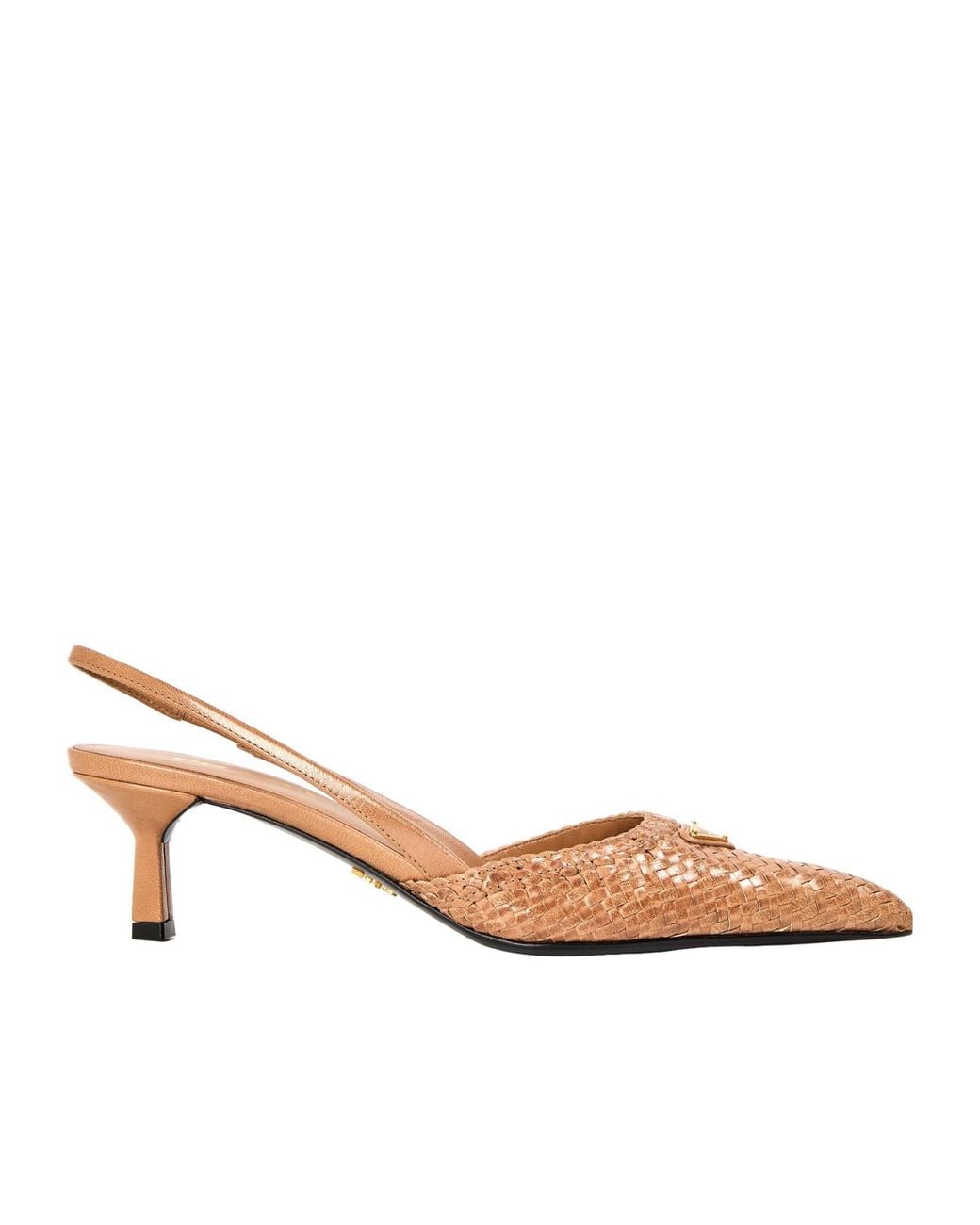 Prada Natural Profile Keeps Slingbacks
