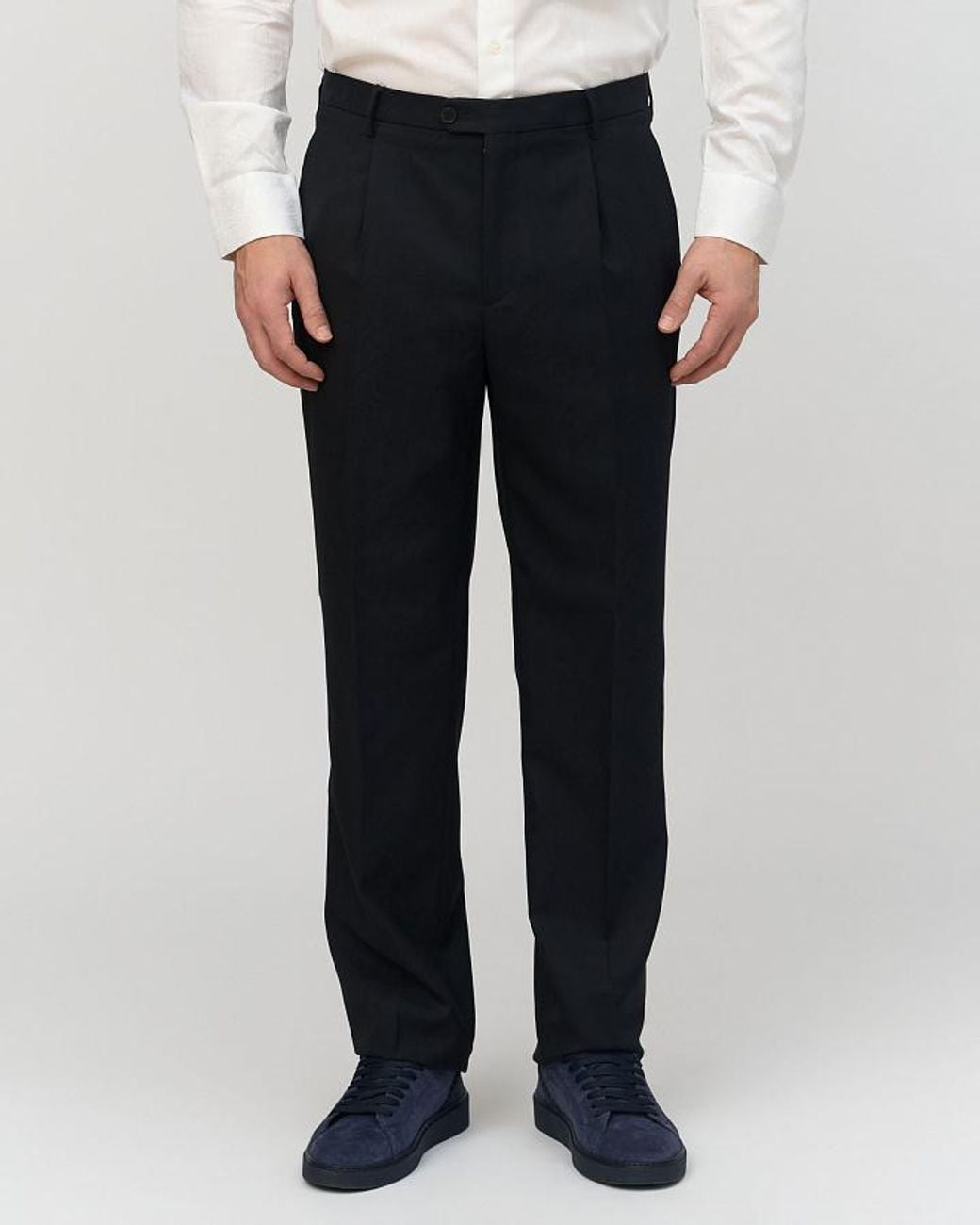 Etro Black Wool Suit Pants for men