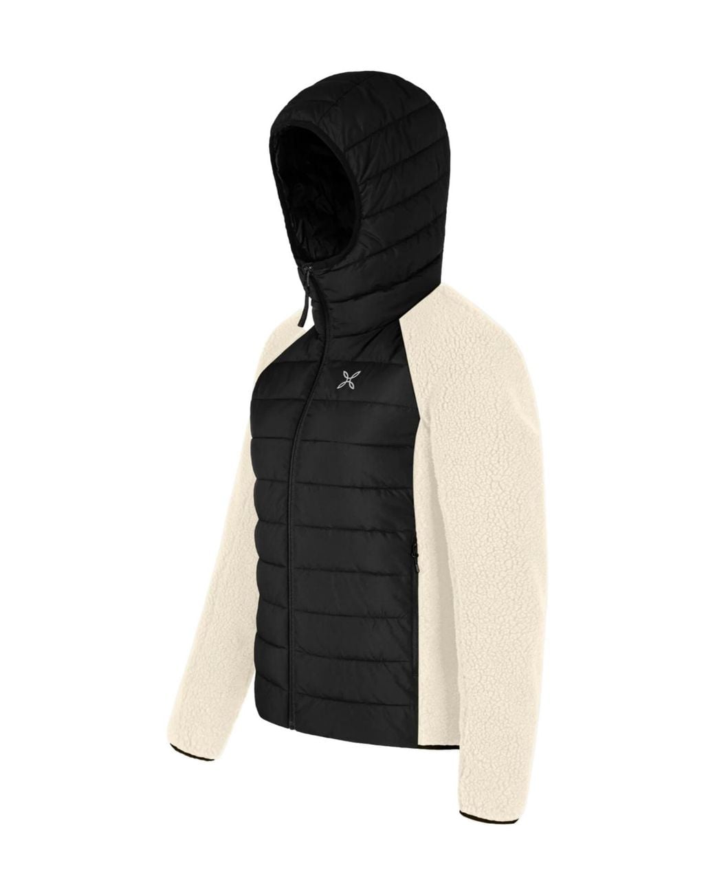 Montura Black Quilted Fleece-Texture Jacket