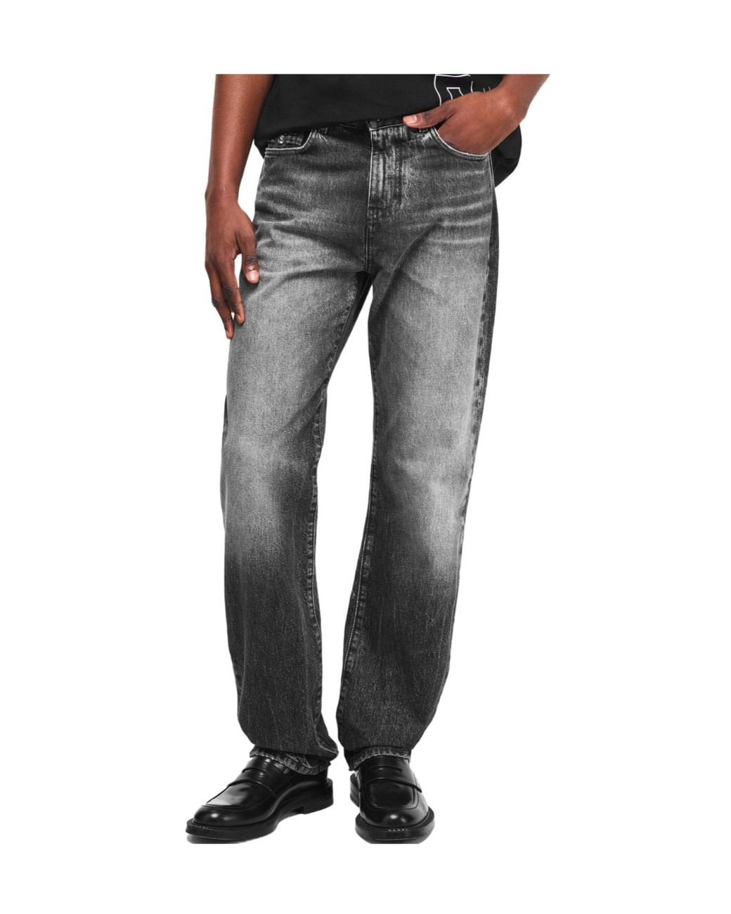 Versace Gray Versatile Jeans for men