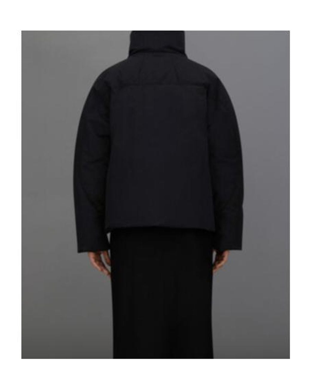 Herno Black Laminar High-Neck Puffer Jacket