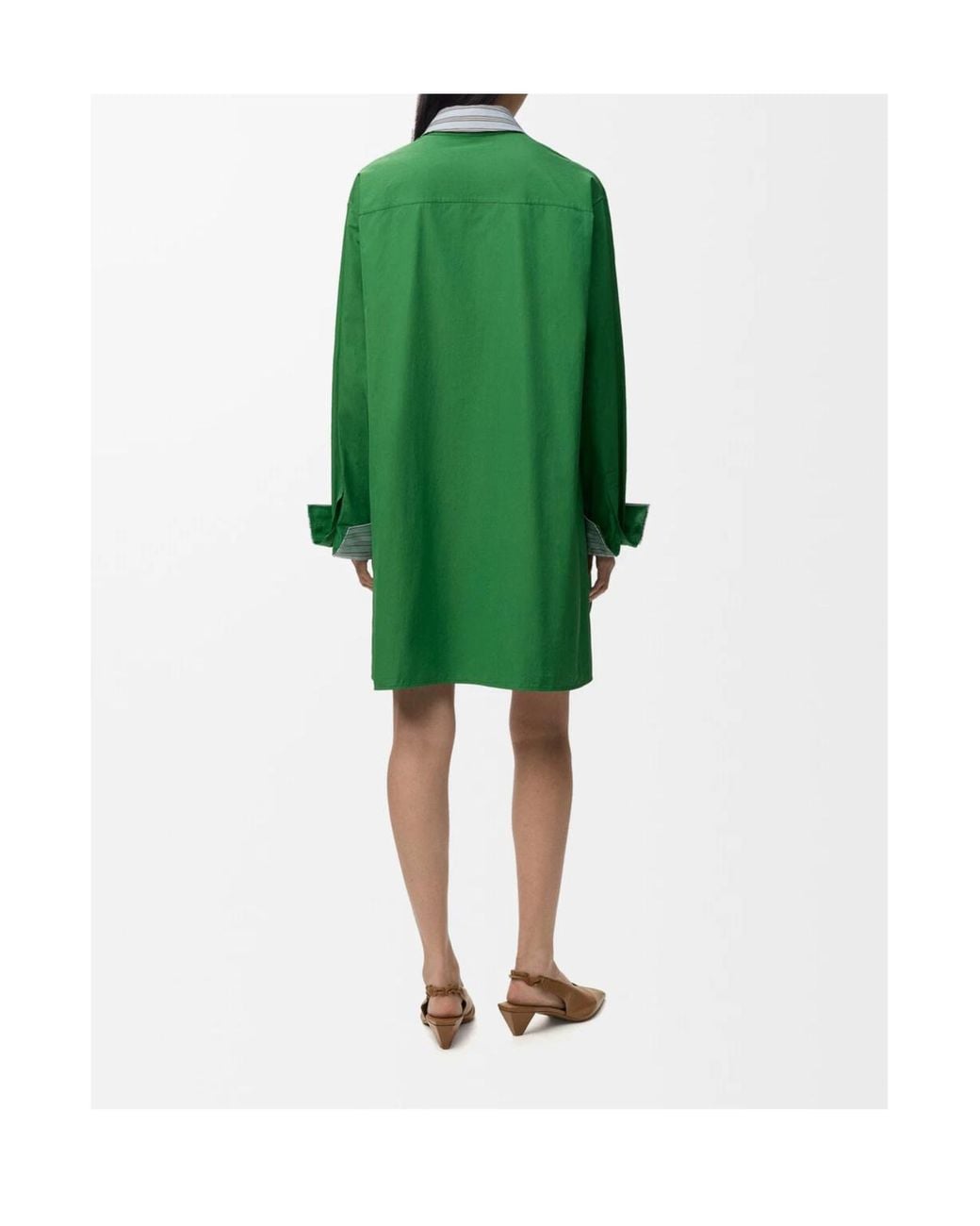 Loewe Green Shirt Dress
