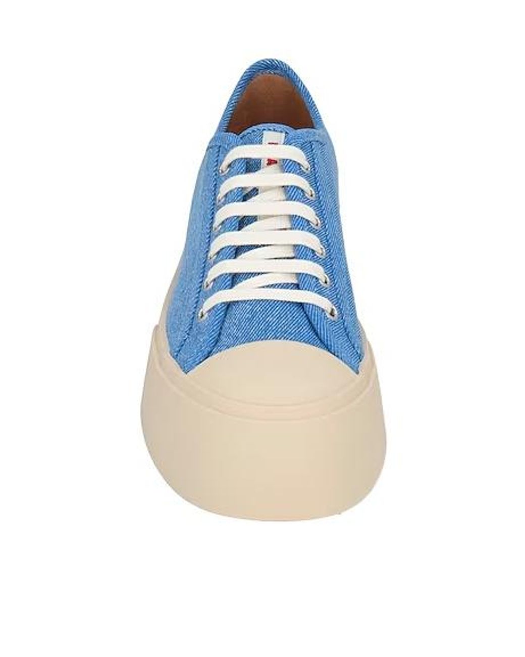 Marni Blue Plain Colour Trainers