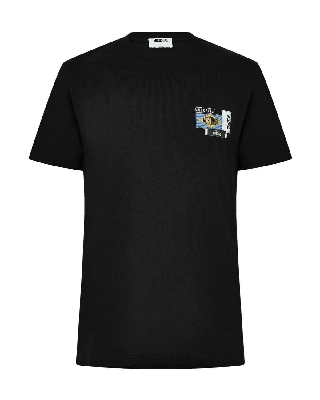 Moschino Black Crewneck Shortsleeve Tshirt for men