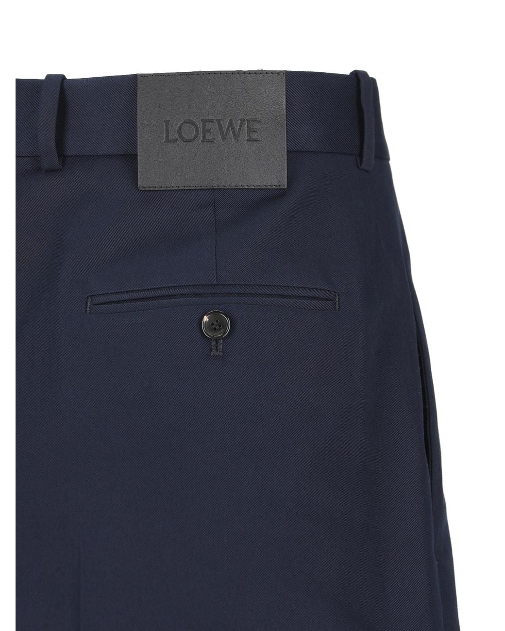Loewe Blue Wide-Leg Trousers for men