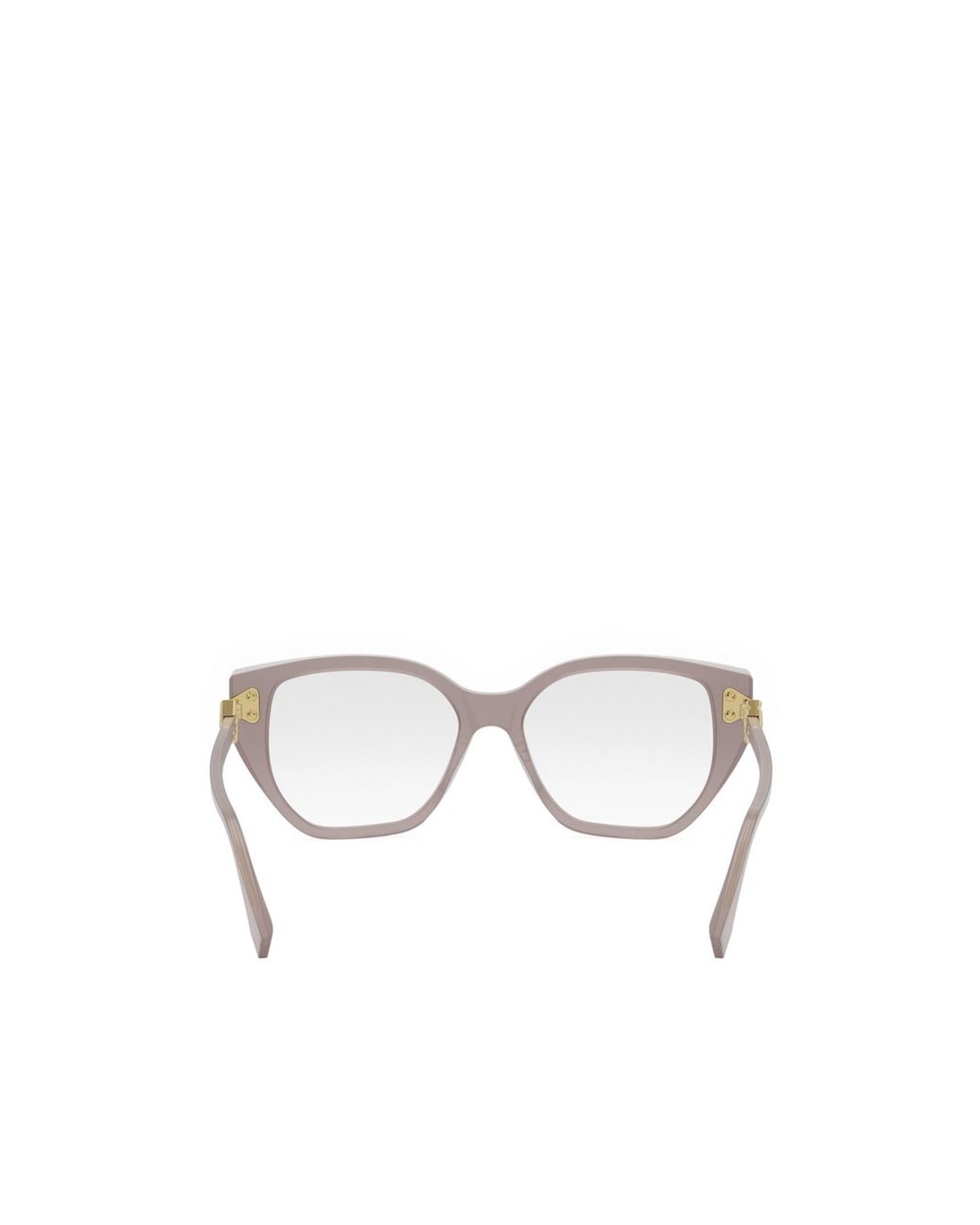 Fendi White Eyewear Geometric-Frame Glasses