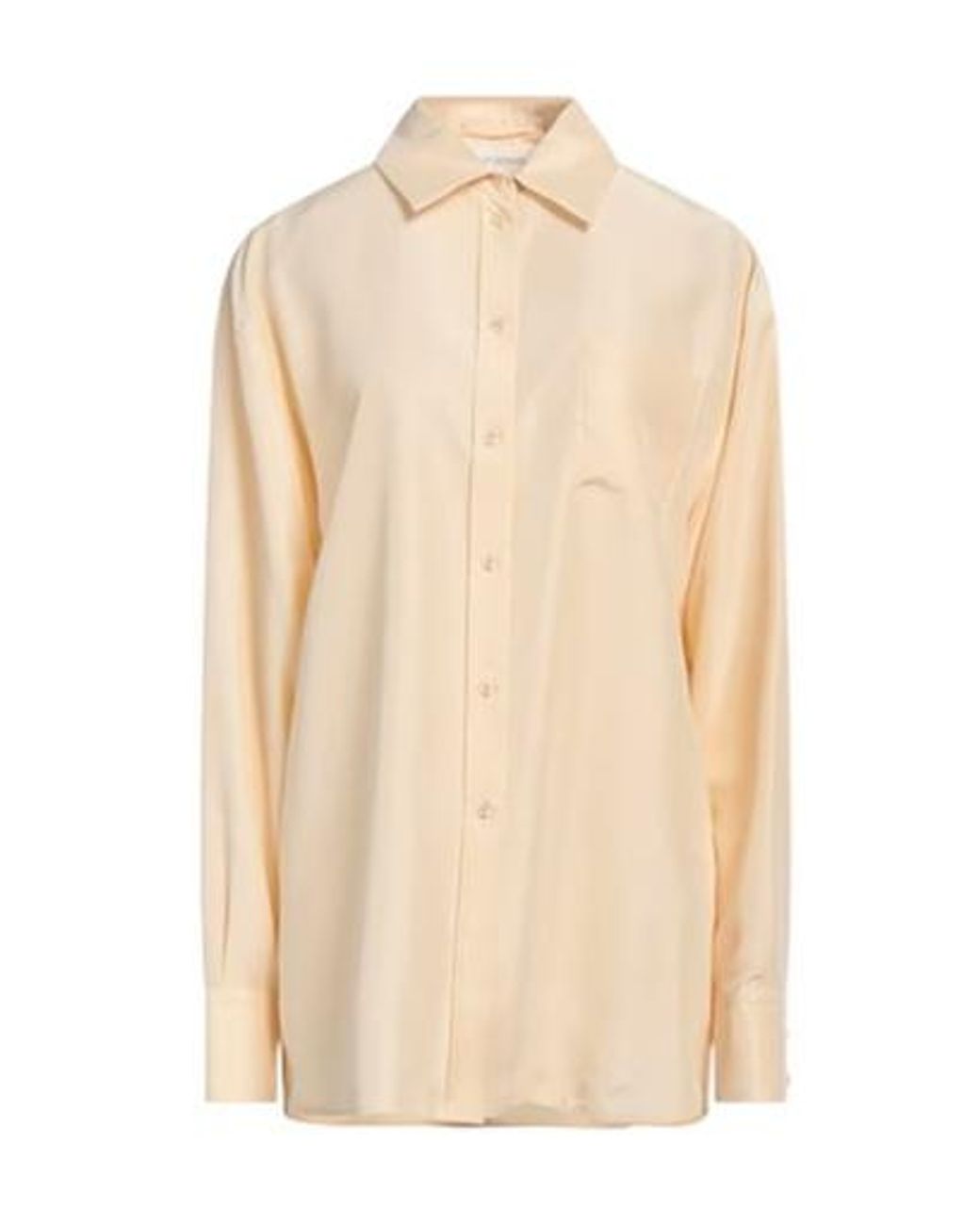 Sportmax Natural Solid Long Sleeve Shirt