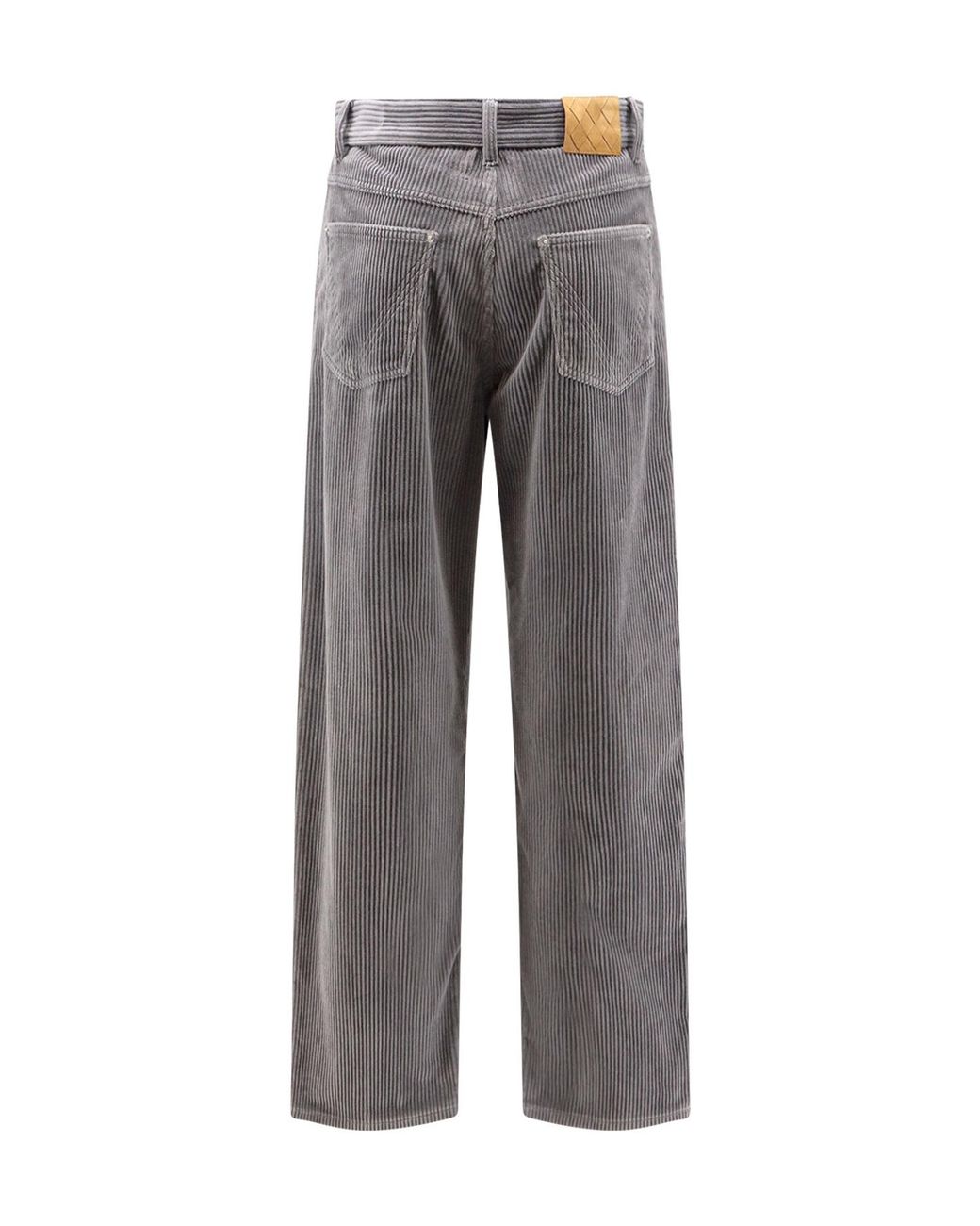 Bottega Veneta Gray Corduroy Pants for men