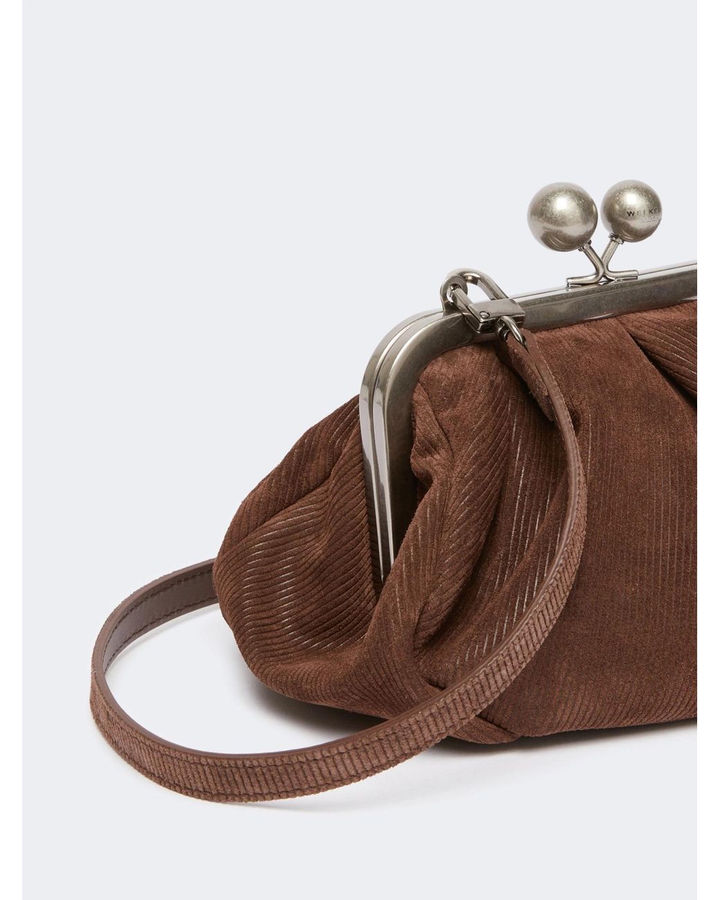 Weekend by Maxmara Brown Pasticcino Leather Clutch Bag