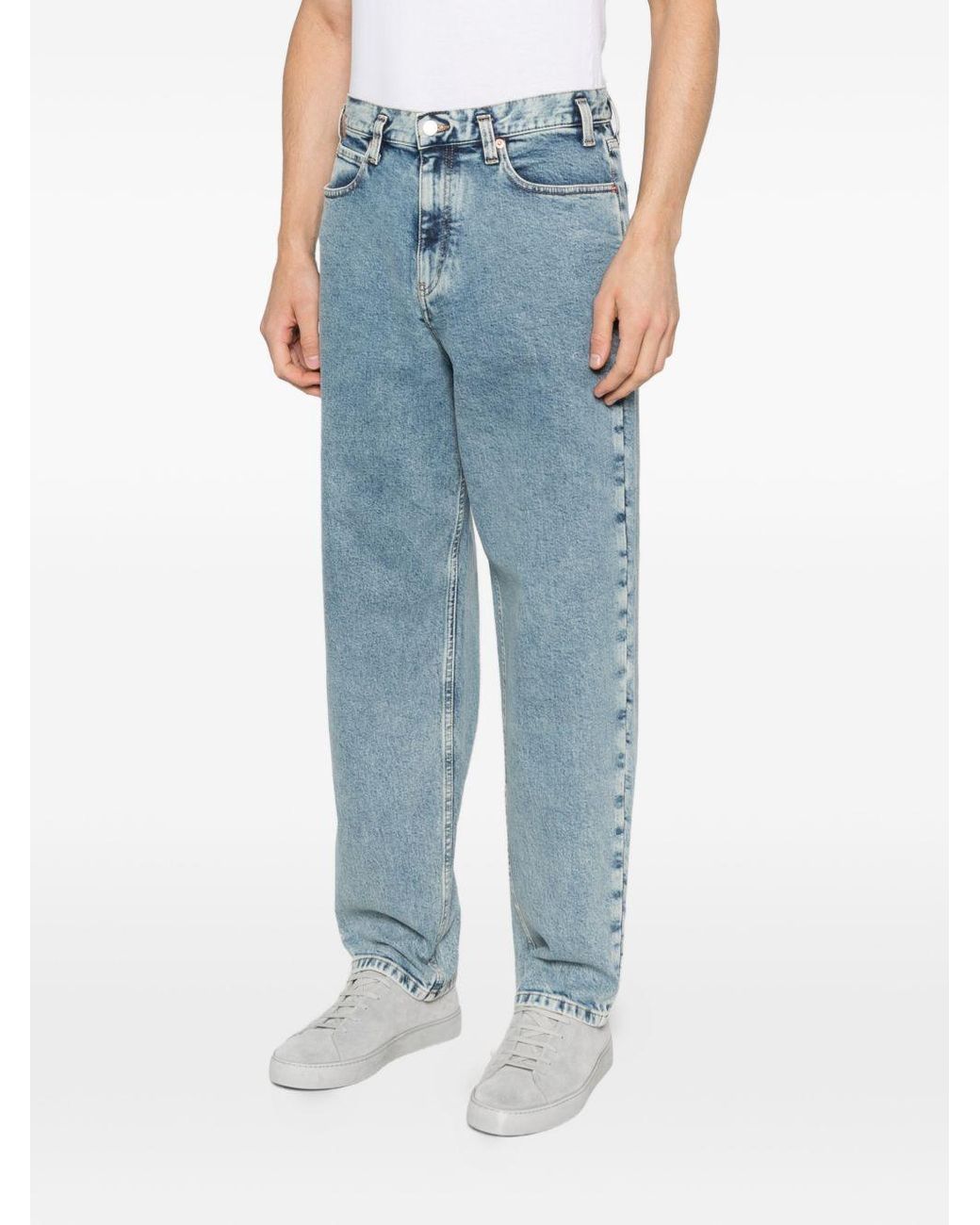 Emporio Armani Blue Belt Loop Jeans for men