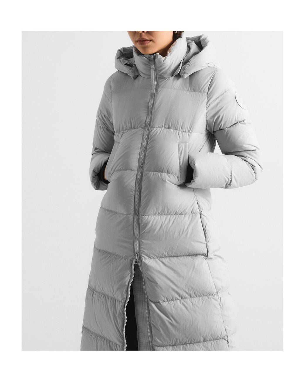 Canada Goose Gray Down Long Puffer Jacket