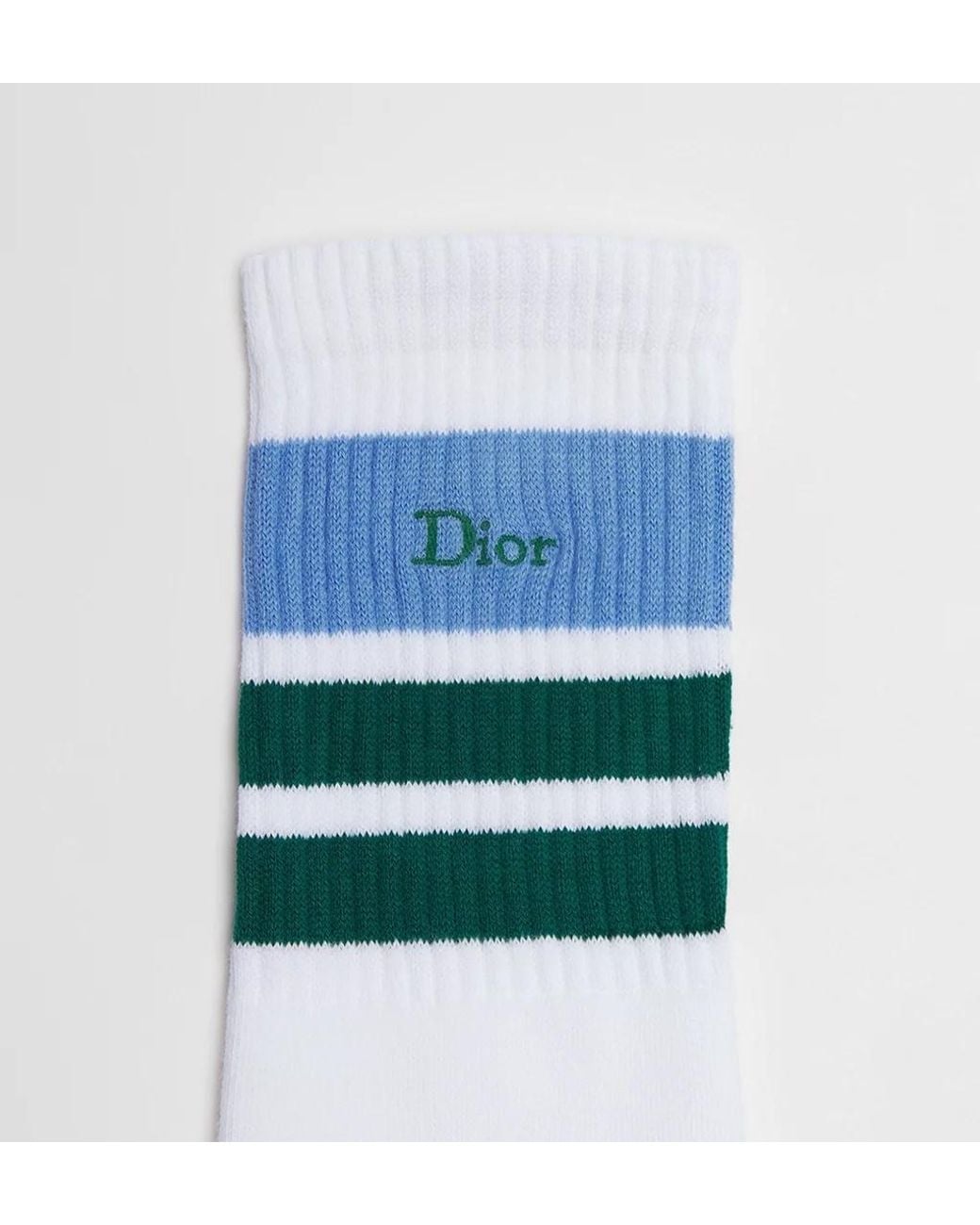 Dior Blue Elastic Socks for men