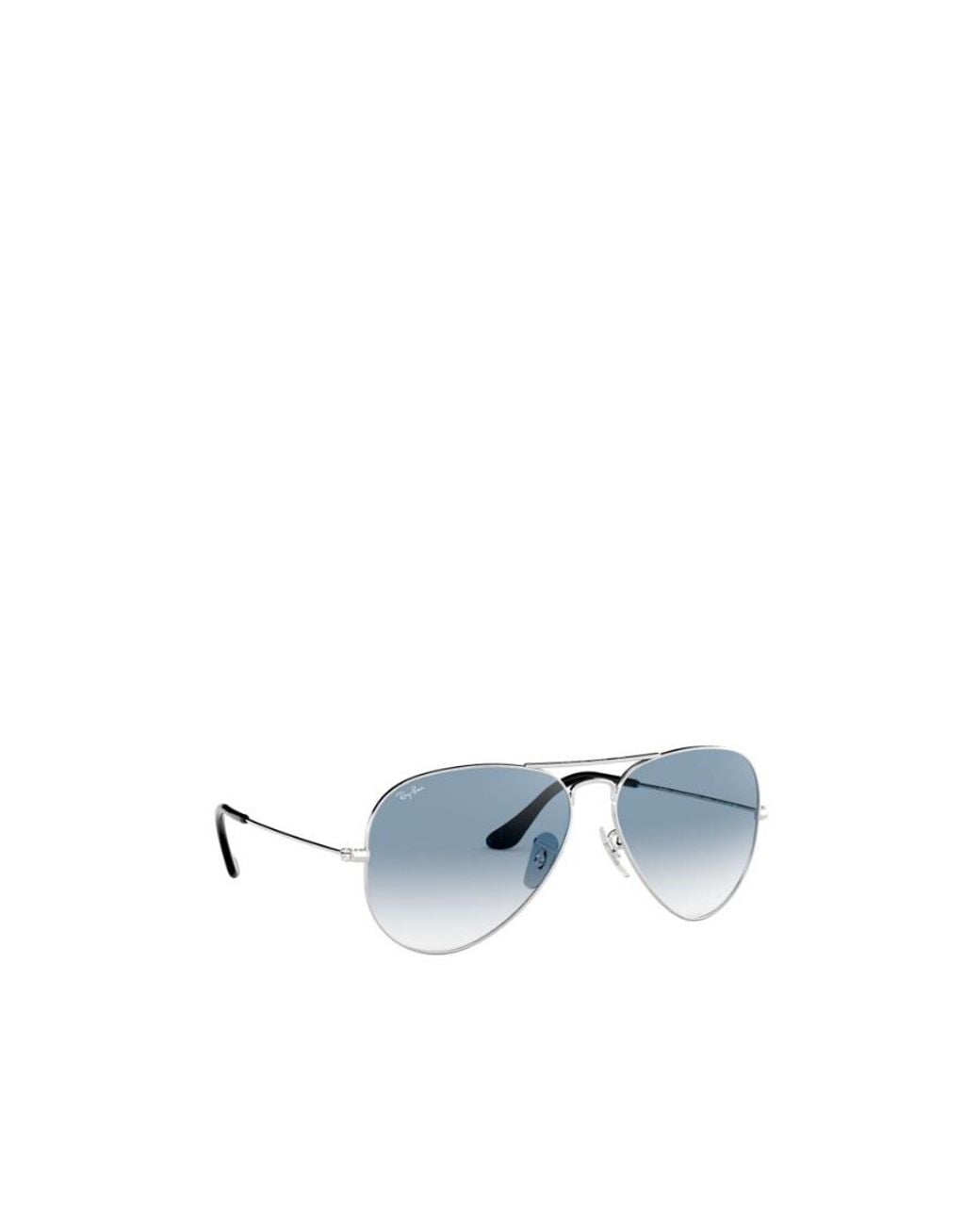 Ray-Ban Blue Logo Sunglasses for men