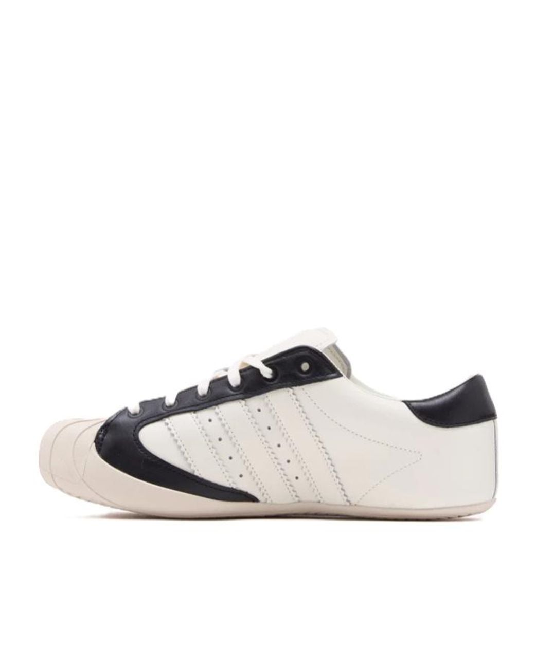 Y-3 White Superstar 3 G Low-Top Sneakers for men