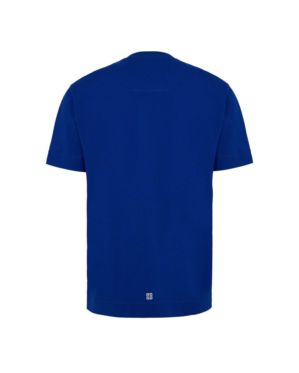 Givenchy Blue Slim Fit Logo T-Shirt for men