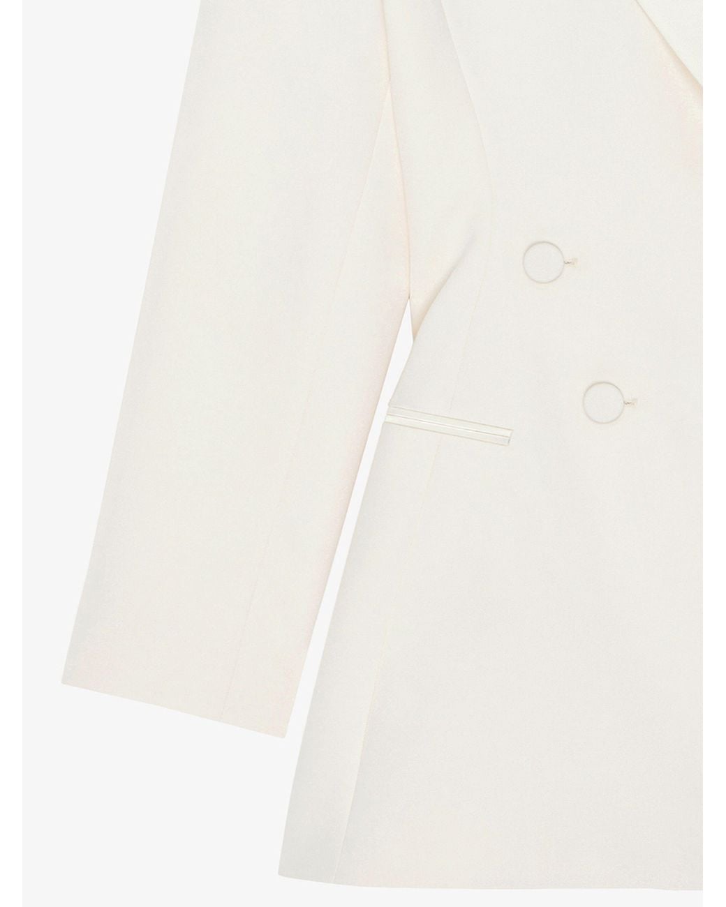 Givenchy White Double-Breasted Blazer