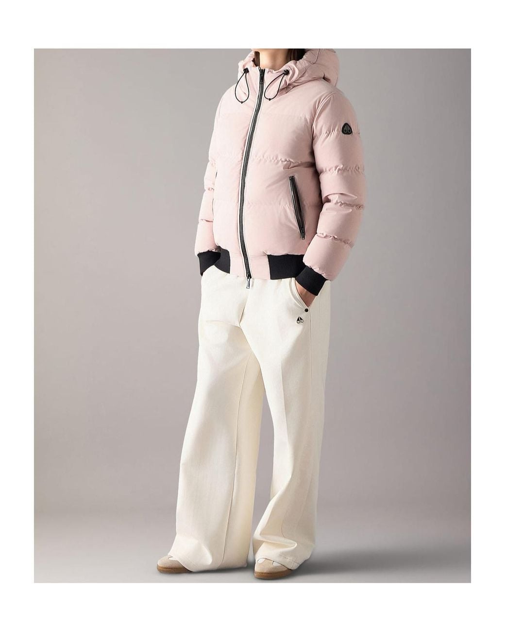 Moose Knuckles Pink Soho Down Bomber