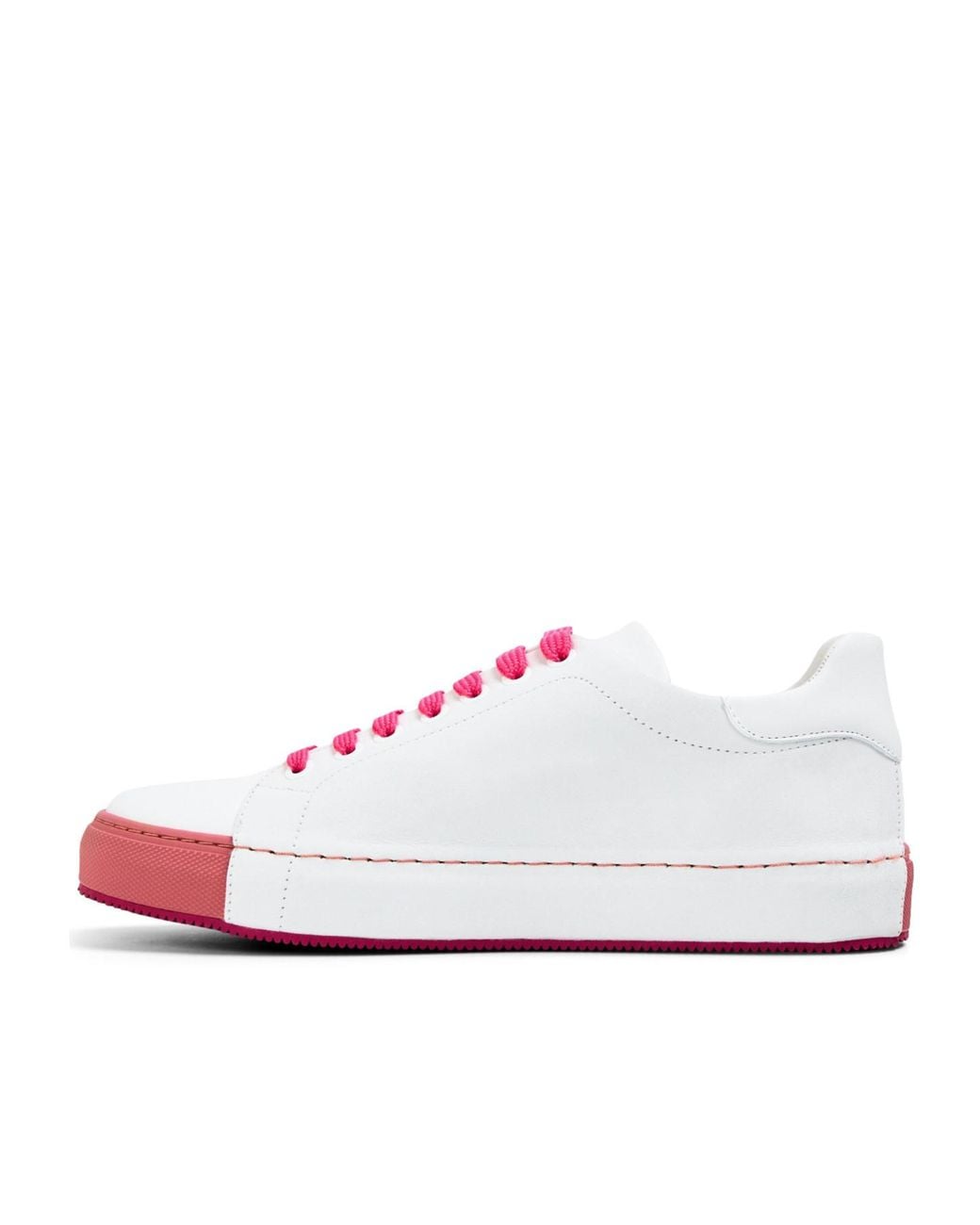 Moschino White Simple Low-Top Shoes