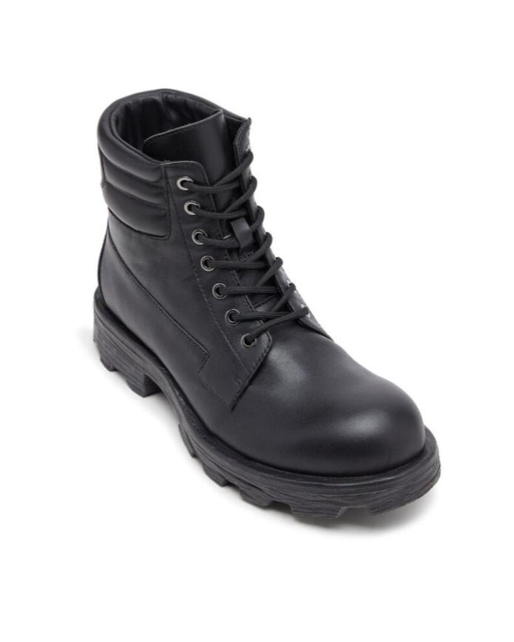 DIESEL Black D-Hammer Combat Boots for men
