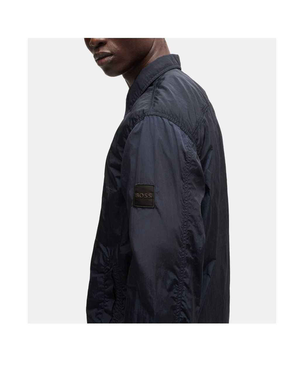 Boss Blue Simple Casual Jacket for men