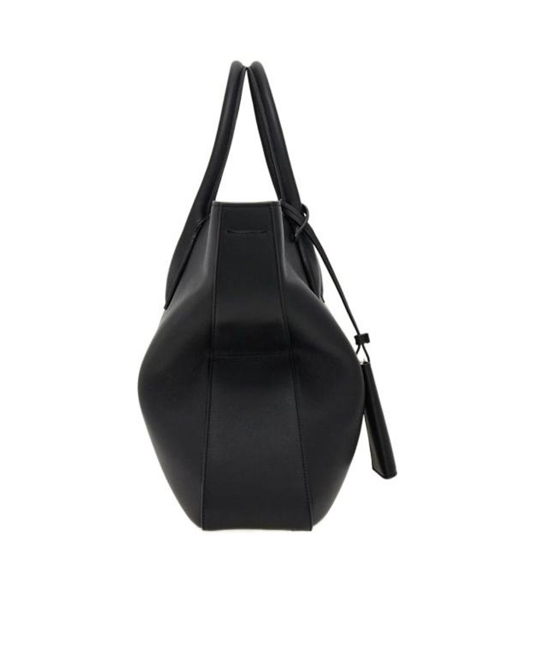 Ferragamo Black Monogram Structured Leather Tote Bag for men
