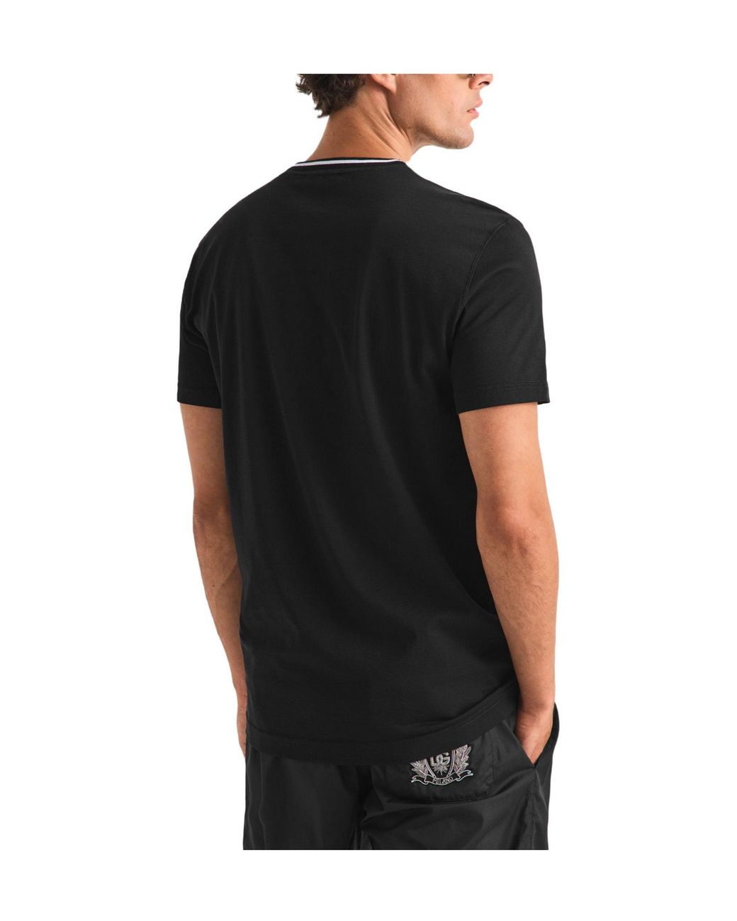 Dolce & Gabbana Black Solid Color T-Shirt for men