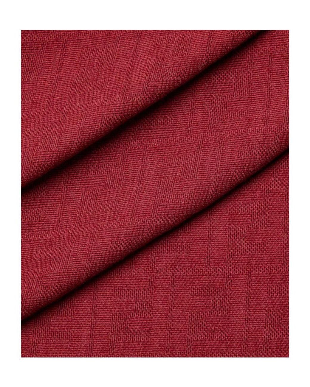 Fendi Red Ff Signature Fringed Shawl