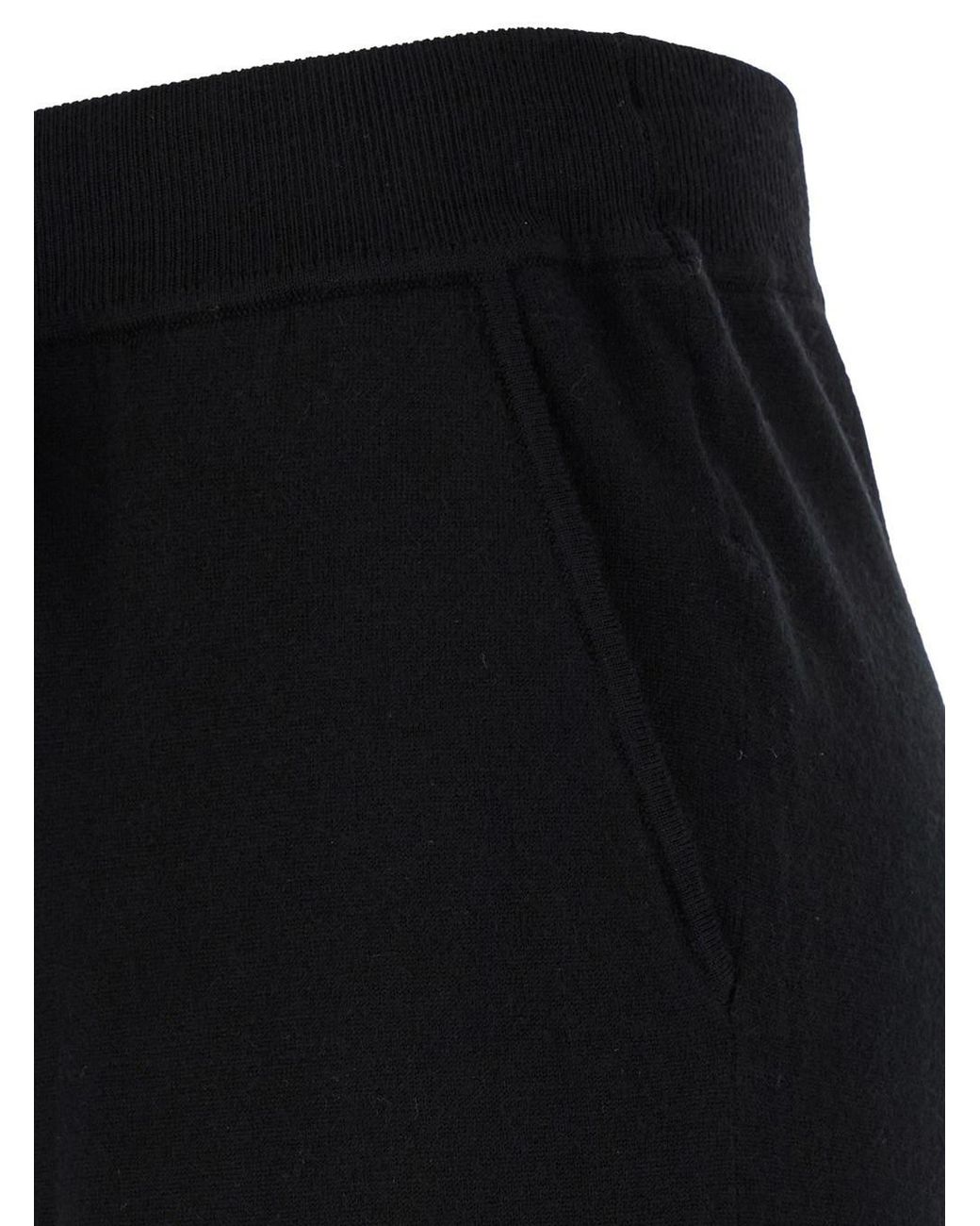 P.A.R.O.S.H. Black Drawstring Elastic Waist Pants